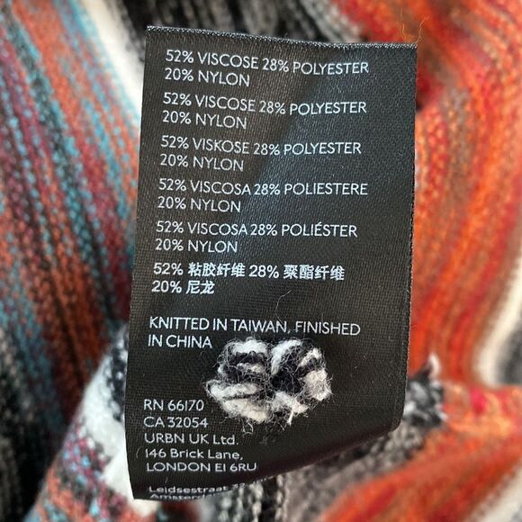 Anthropologie Maeve Space-Dyed Stripe Knit Tunic Top Dress Mock-Neck Sleeveless - Picture 12 of 16